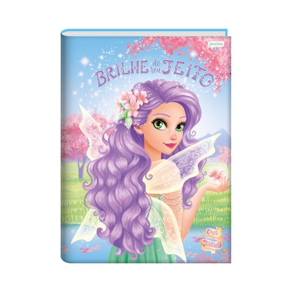 Caderno Brochura Costurado 1/4 Conto de Fadas Jandaia - Sortido 