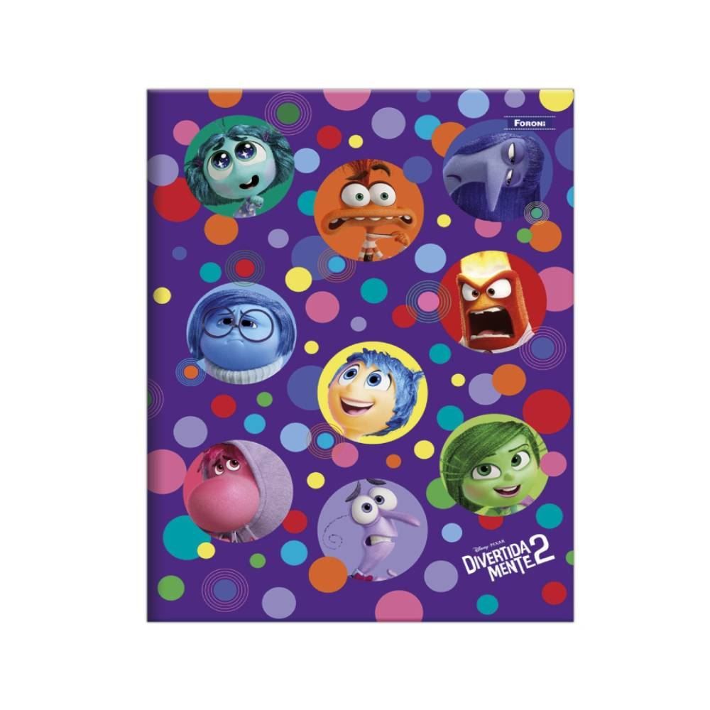 Caderno Capa Dura 1/4 Divertidamente 80 Folhas Foroni - Sortido