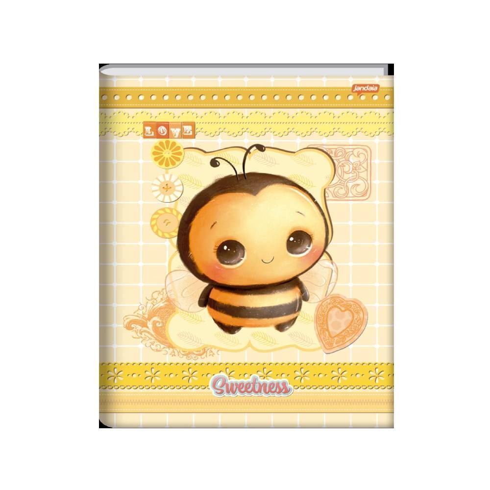 Caderno Capa Dura 1/4 Sweetness 80 Folhas Jandaia - Sortido