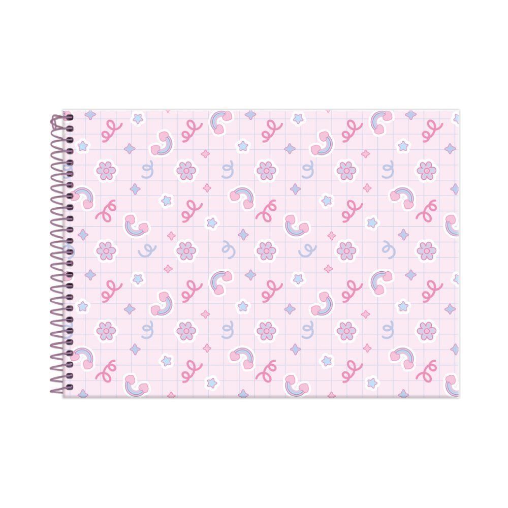 Caderno Cartografia Capa Dura Funfinity 80 Folhas Foroni - Sortido 