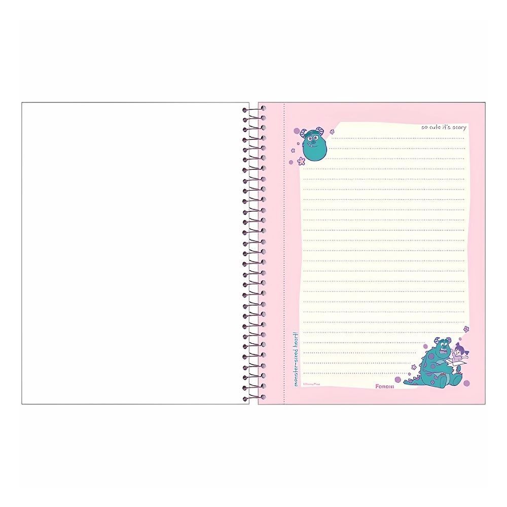 Caderno Colegial Espiral Papel de Carta Sulley 80 Folhas Foroni - Sortido