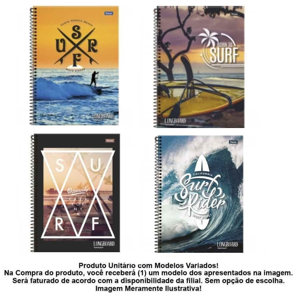 Caderno Espiral Esportes 10 Matérias Universitário Foroni - Sortido