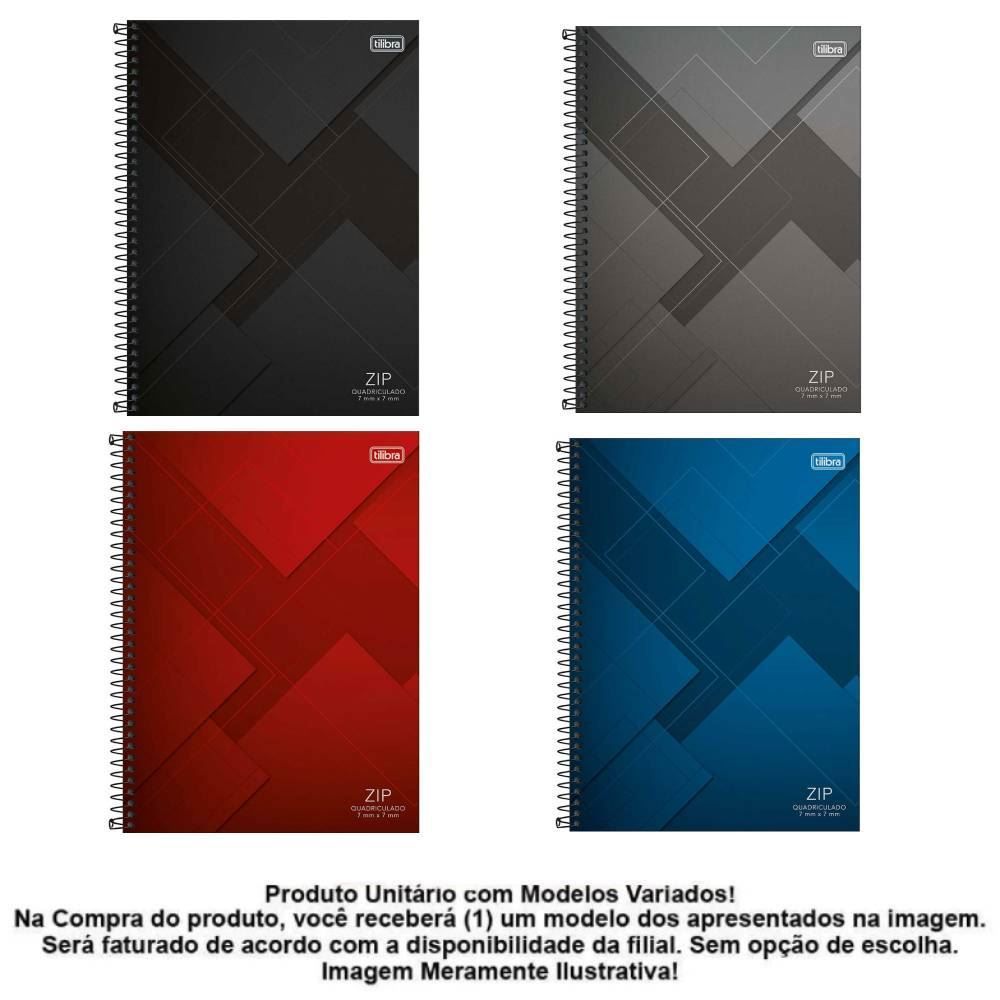 Caderno Quadriculado 96 Folhas Tilibra - 193208	