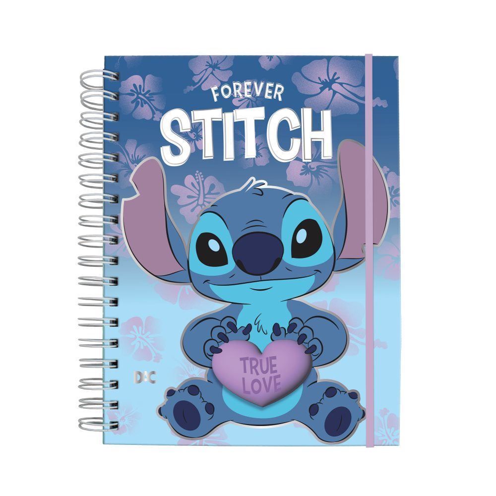 Caderno Smart Universitário Stitch 140 Folhas - DAC
