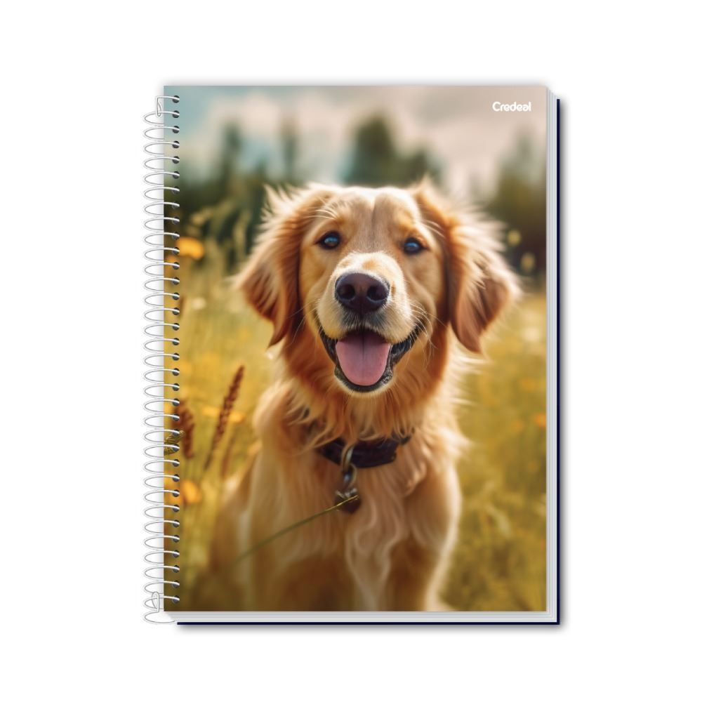 Caderno Universitário Espiral 10 Matérias 200 Folhas Credeal - Sortido