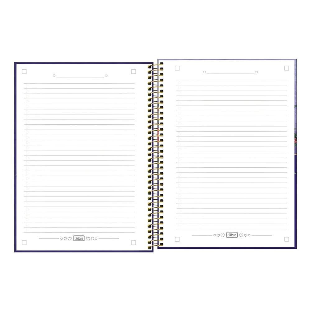 Caderno Universitário Espiral Capa Dura Connect Bridgerton 160 Folhas Tilibra - Sortido