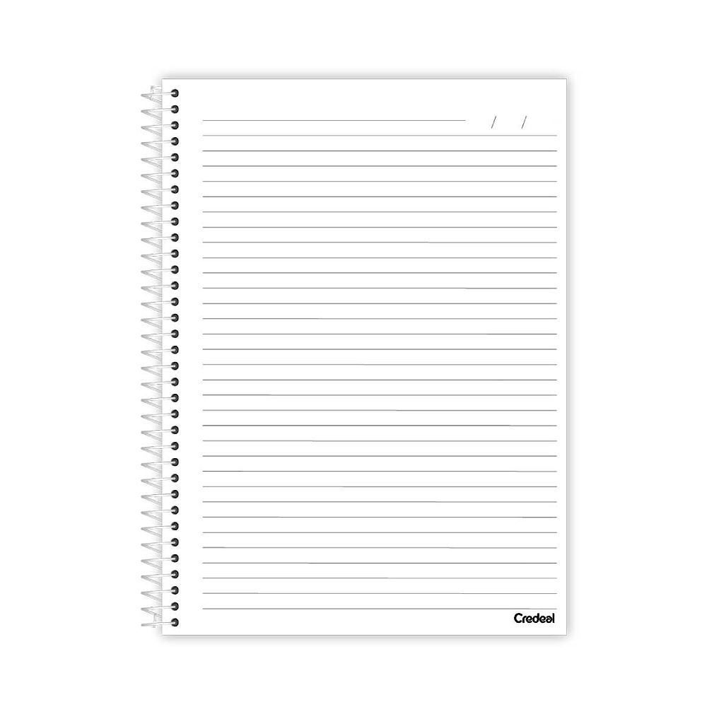 Caderno Universitário Espiral Feminino 160 Folhas Mormaii Credeal - Sortido