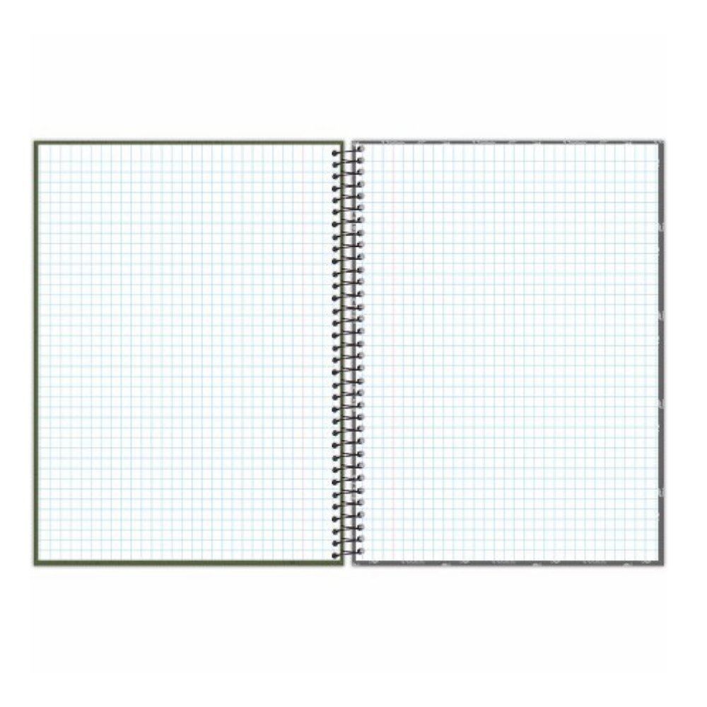 Caderno Universitário Espiral Quadriculado 80 Folhas Foroni - Sortido
