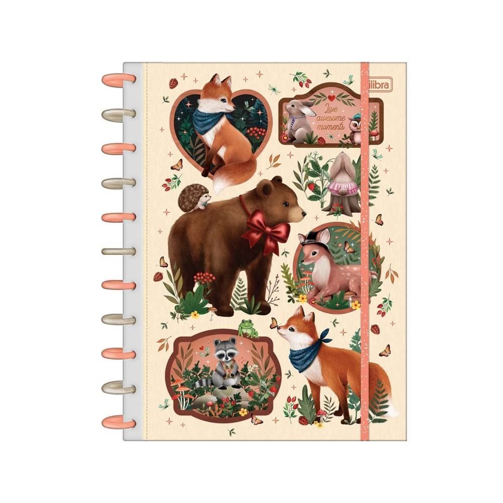 Caderno Universitário Tilidisco 10 Matérias Loveland Tilibra - 160 Folhas 