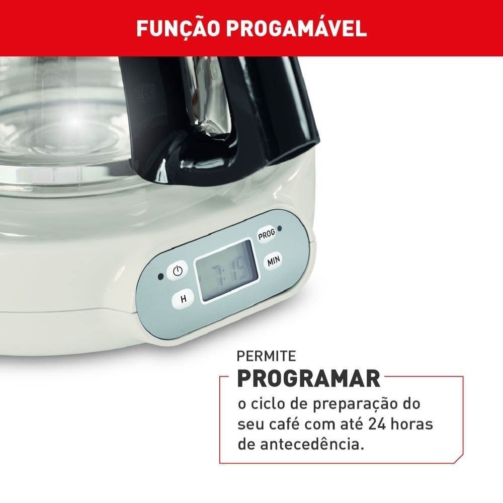 Cafeteira Elétrica Arno Soleil Marfim 1,25 Litros SFCM