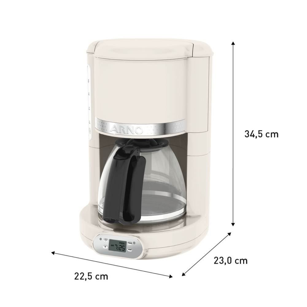 Cafeteira Elétrica Arno Soleil Marfim 1,25 Litros SFCM
