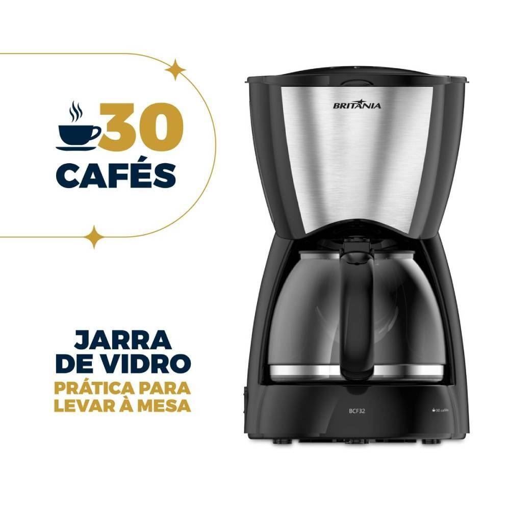 Cafeteira Elétrica Britânia 30 Cafezinhos BCF32
