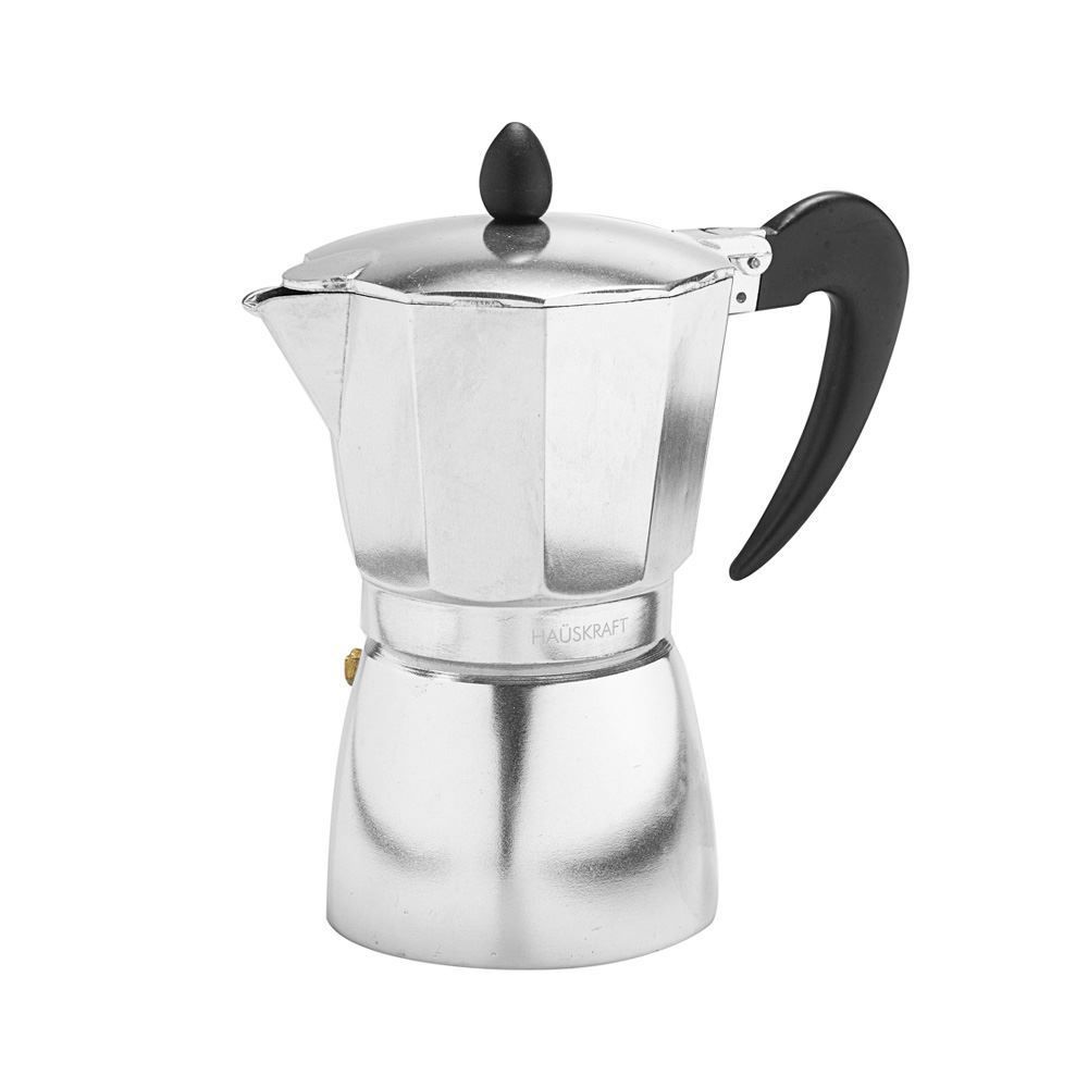 Cafeteira Italiana Hauskraft De Alumínio 300Ml - Prata