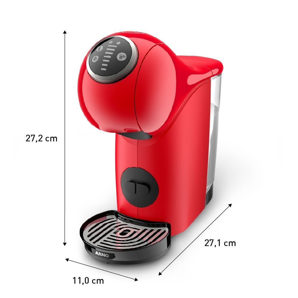 Cafeteira Arno Dolce Gusto Genio S Plus Vermelha DGS3