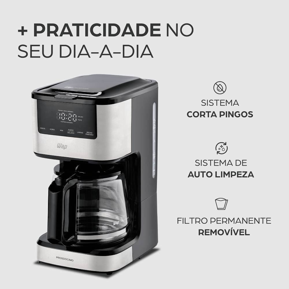 Cafeteira Wap Aroma Programável WCD1500