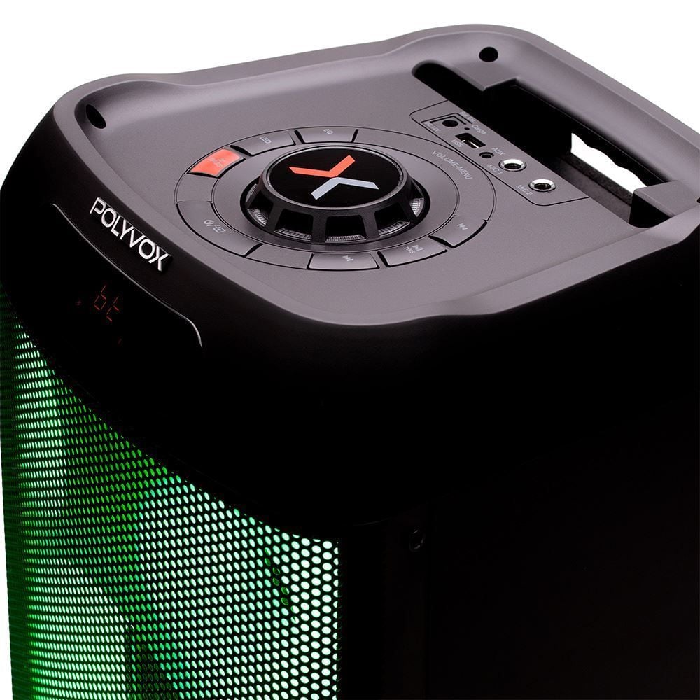 Caixa De Som Acústica Polyvox 800W Bluetooth Xt660t - Bivolt