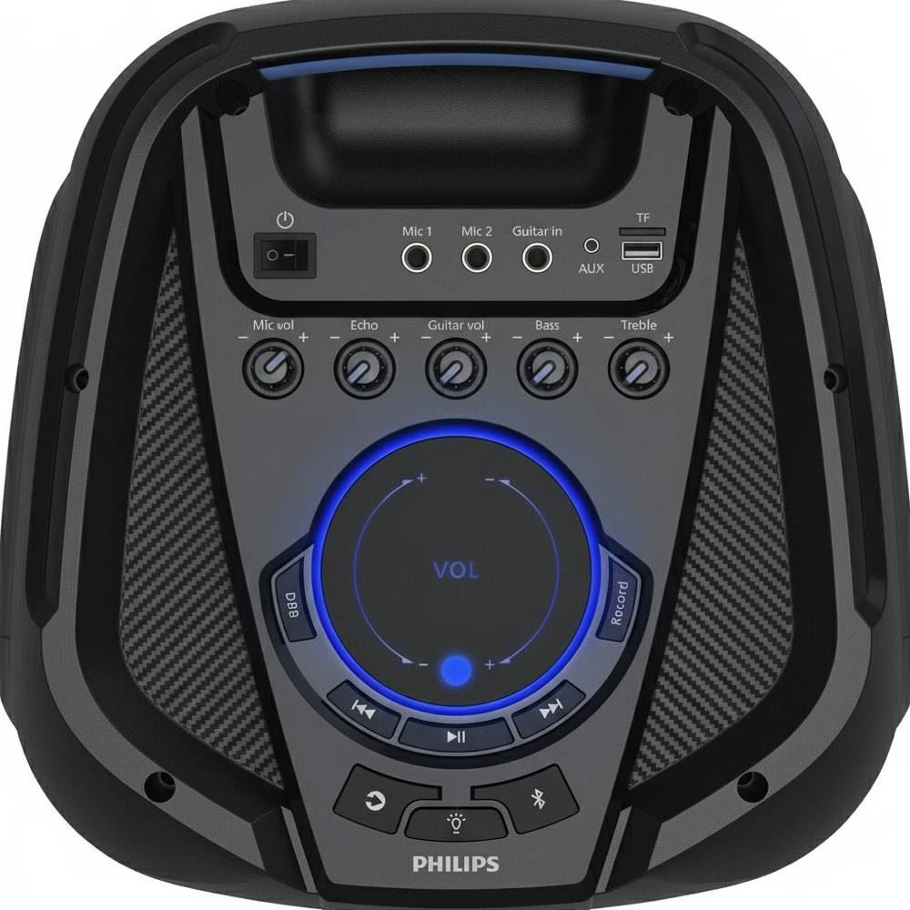 Caixa de Som Bluetooth Philips Party Speaker 1300W Tax4209