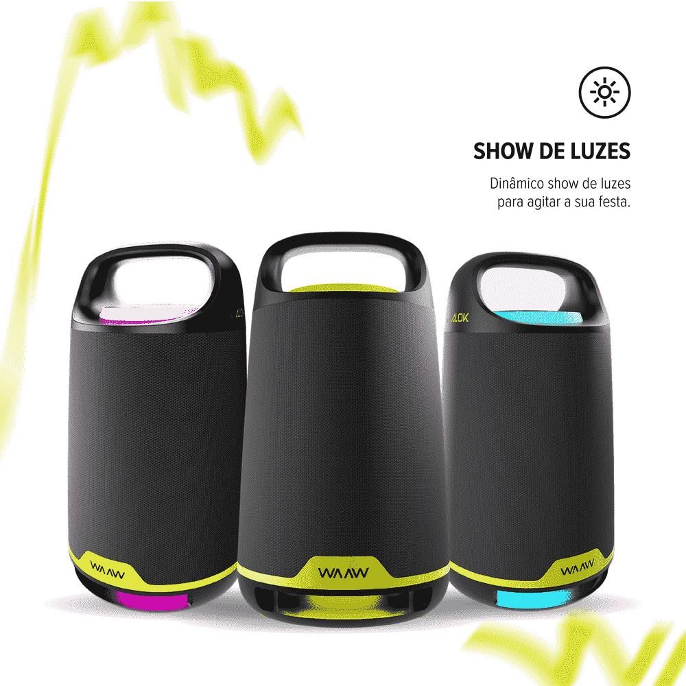 Caixa De Som Boom 200 Waaw Bluetooth V5.3 80W Rms - Bivolt