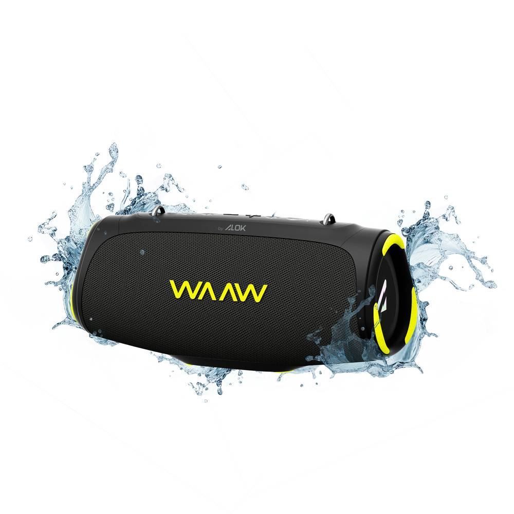Caixa De Som Bluetooth Waaw By Alok Boom 110 Prova D´ Água - Preto