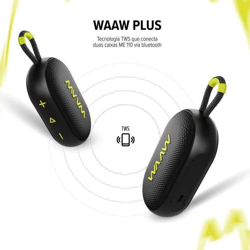 Caixa De Som Bluetooth Waaw By Alok Me 110 - Preto