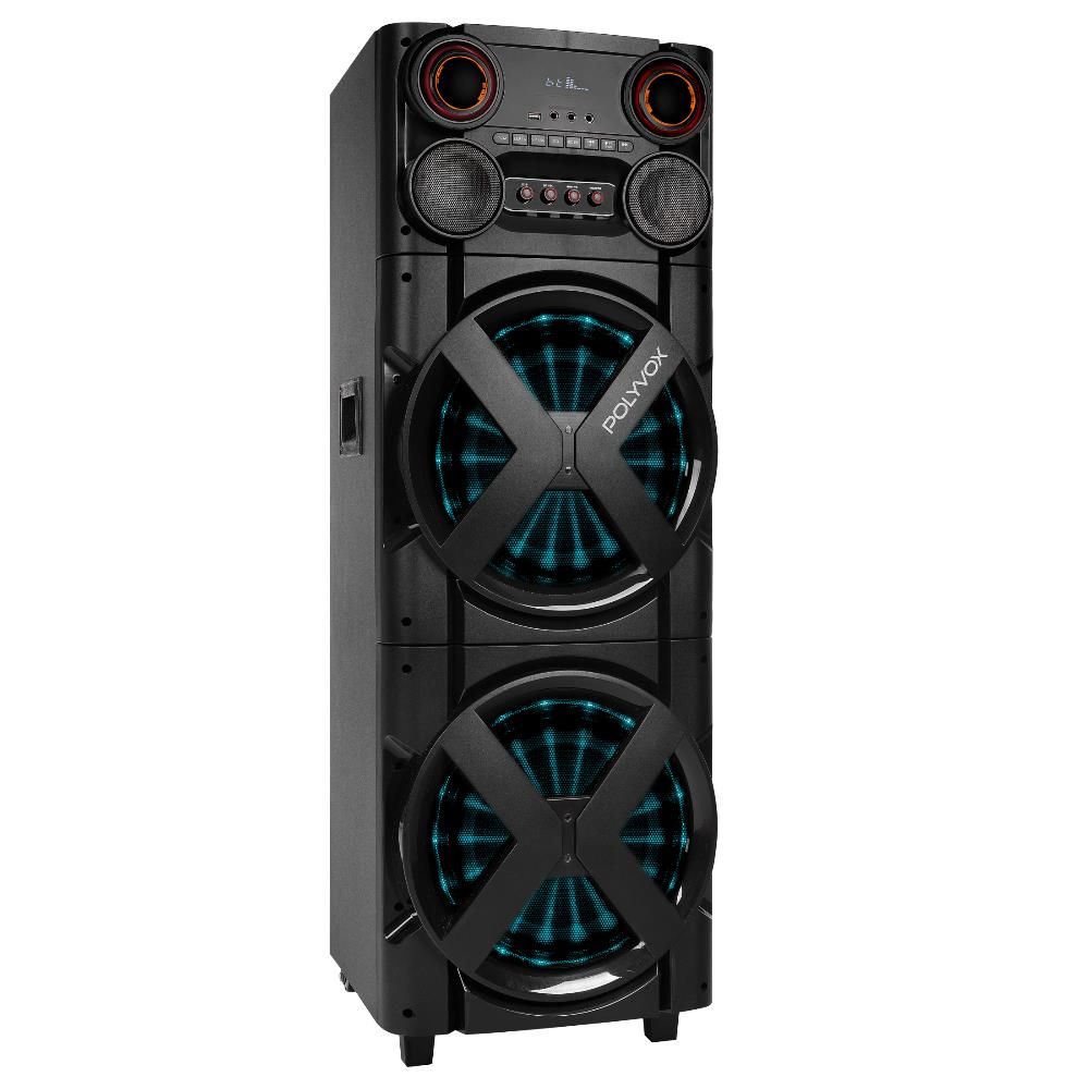 Caixa de Som Torre Amplificada Bluetooth Xt-2025T, Polyvox, 2500W Rms