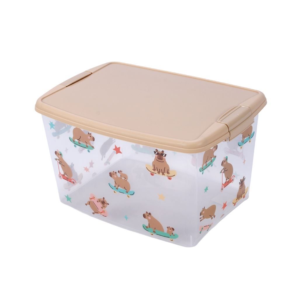 Caixa Organizadora com Tampa Capivara 19,8 Litros - Plásutil