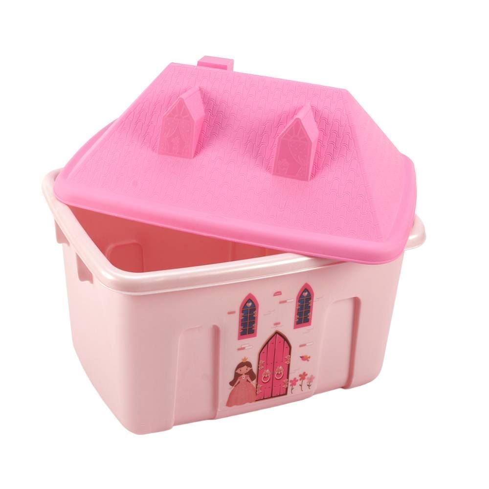 Caixa Organizadora de Casinha Havan 46 Litros - Rosa