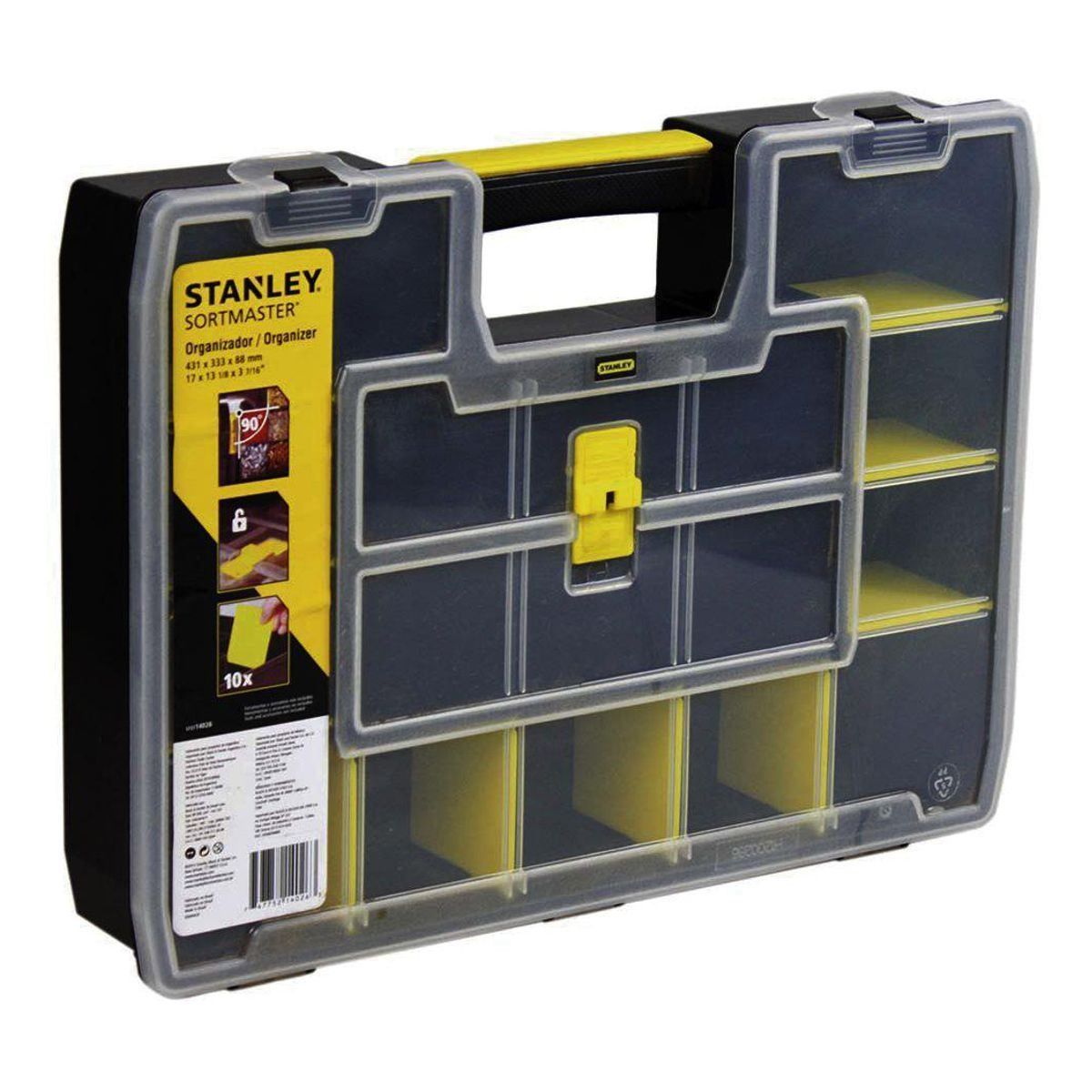 Caixa Organizadora Sortmaster Stst14026 Stanley - Preto