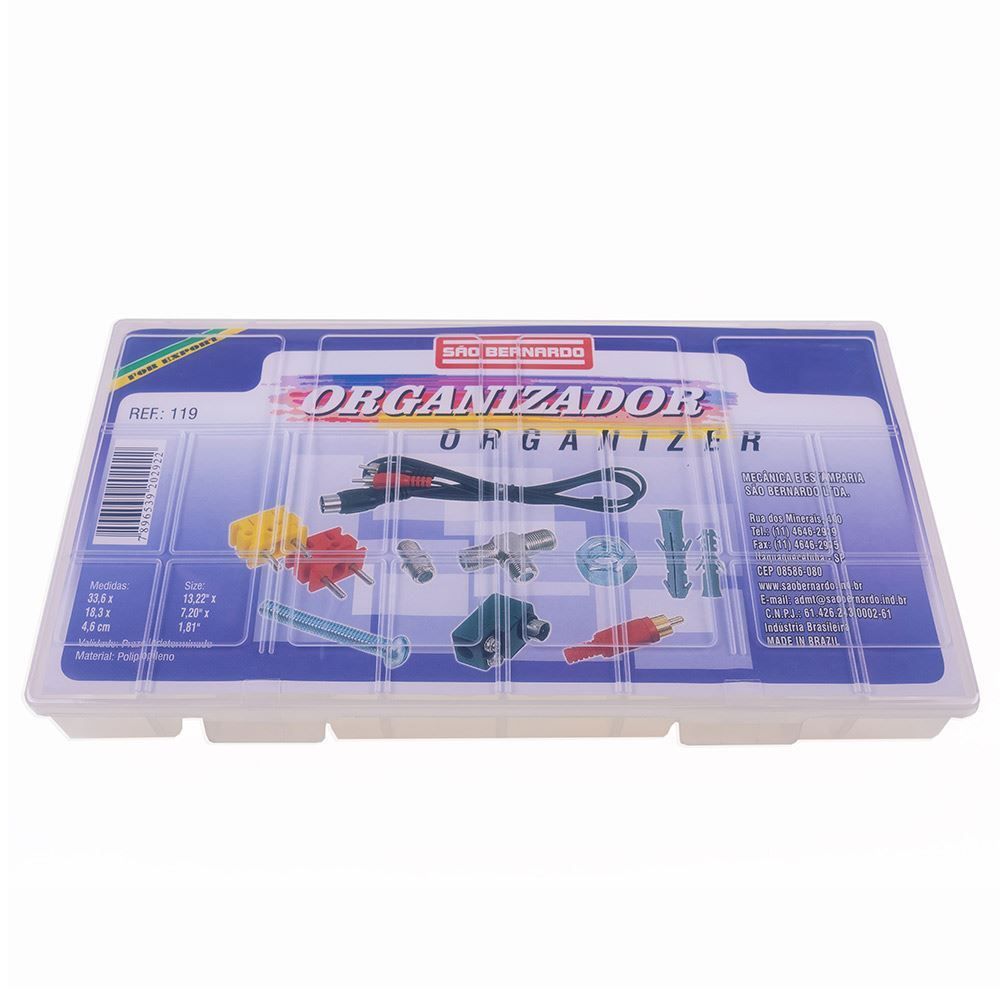 Caixa Organizadora Ut-119 São Bernardo - Transparente
