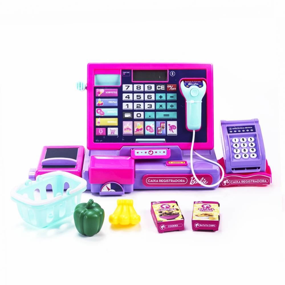 Caixa Registradora Barbie Fabulosa Fun -  F0144-2