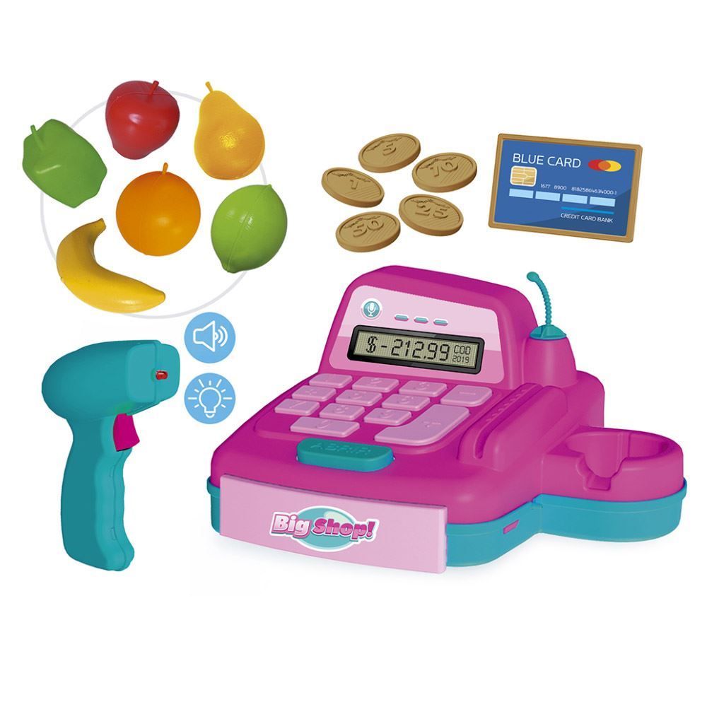 Caixa Registradora Usual Brinquedos Girl Com Som E Luz - 434