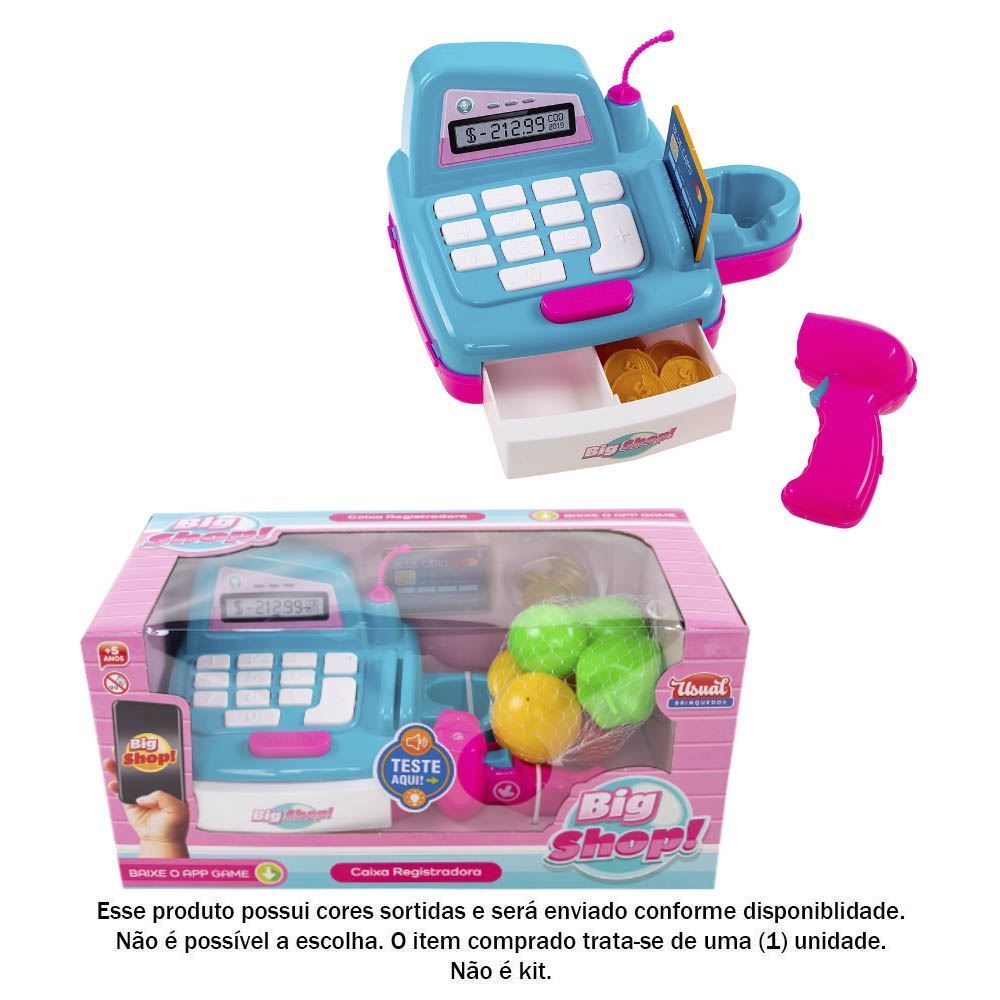 Caixa Registradora Usual Brinquedos Girl Com Som E Luz - 434