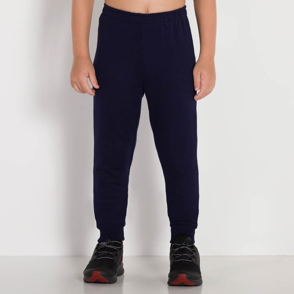 Calça 4 a 10 anos Moletom Felpado Hot Dog