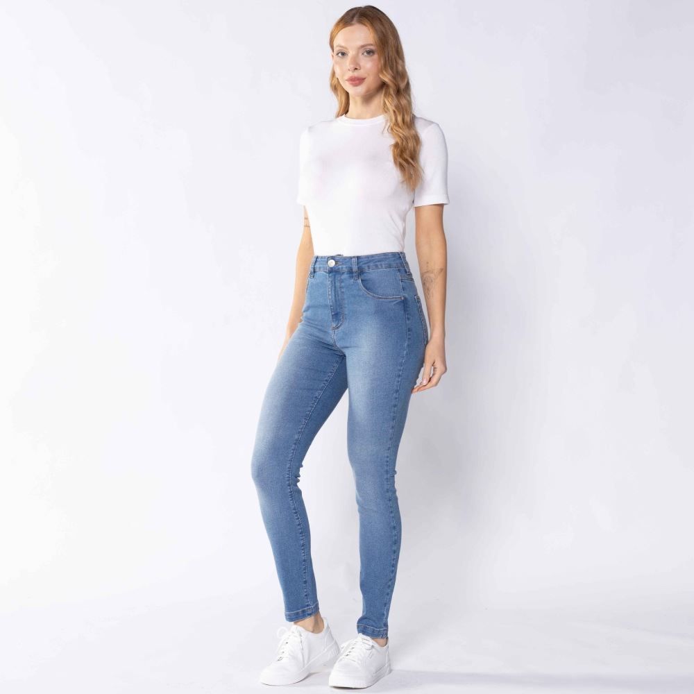 Calça Feminina Basic Jeans Skinny Patricia Foster