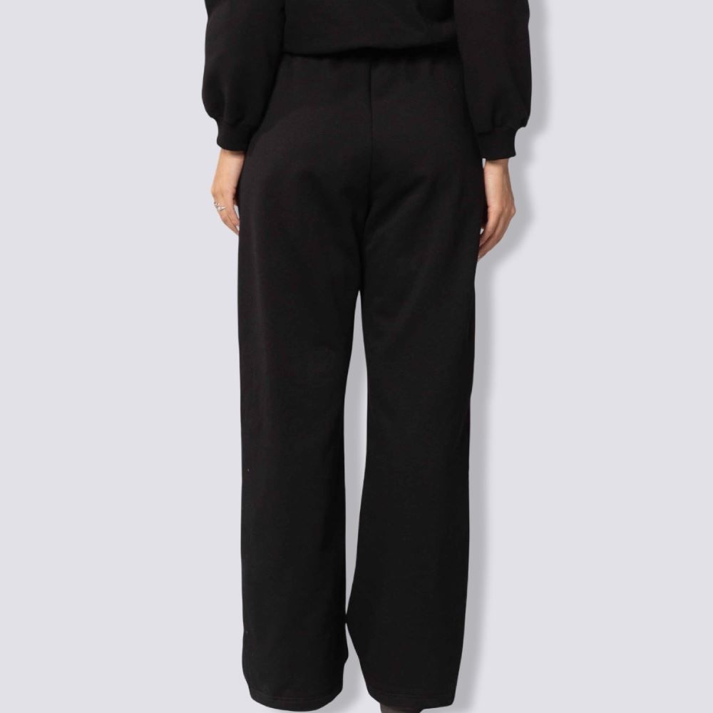 Calça Feminina Wide Leg De Moletom Patricia Foster