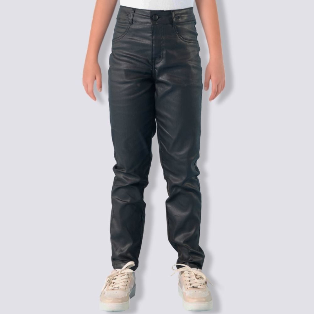 Calça Infantil Feminina PU 12 a 16 Anos Marmelada