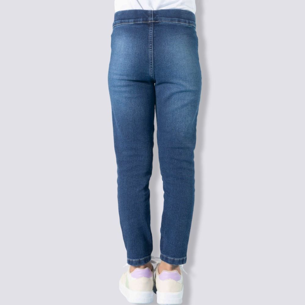 Calça Jeans Infantil Feminina Jegging 4 a 10 Anos Marmelada 