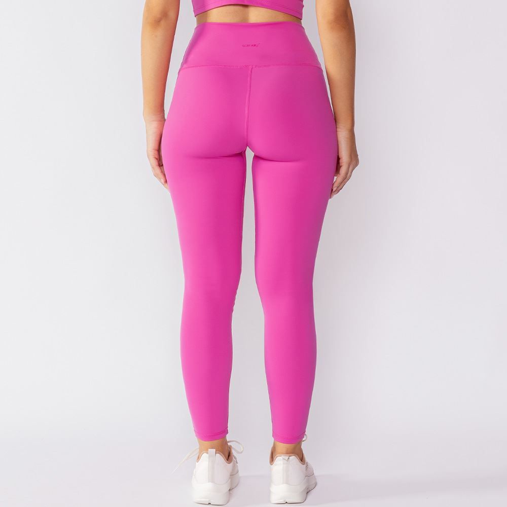 Calça Legging Feminina Cós Dupla Face Scream