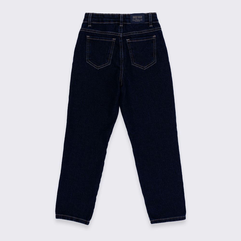 Calça Reta Infantil Menino 4 a 10 Anos Hot Dog