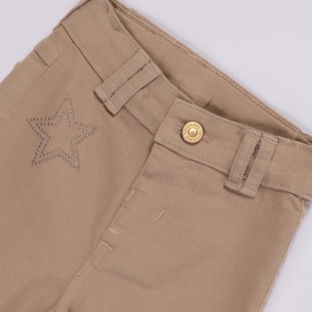 Calça Wide Leg Infantil Menina 1 a 3 Anos Yoyo Kids