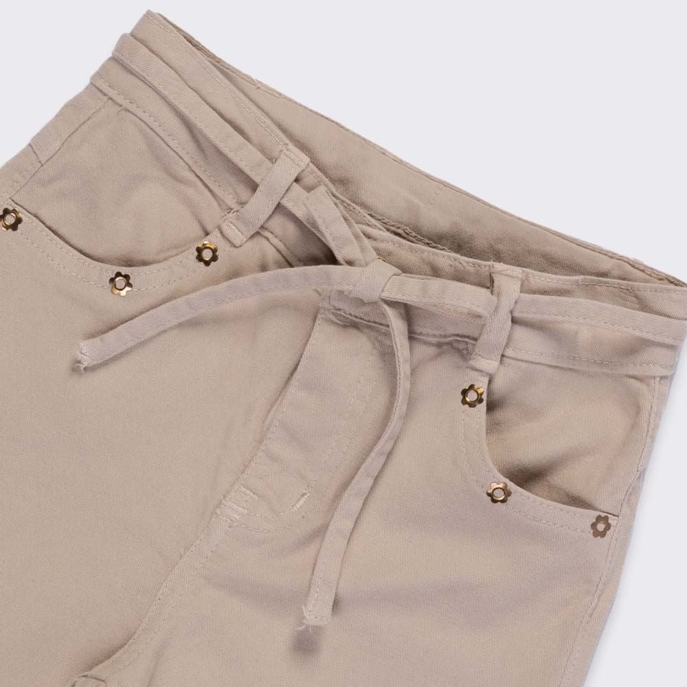 Calça Wide Leg Infantil Menina 4  a 10 Anos Marmelada