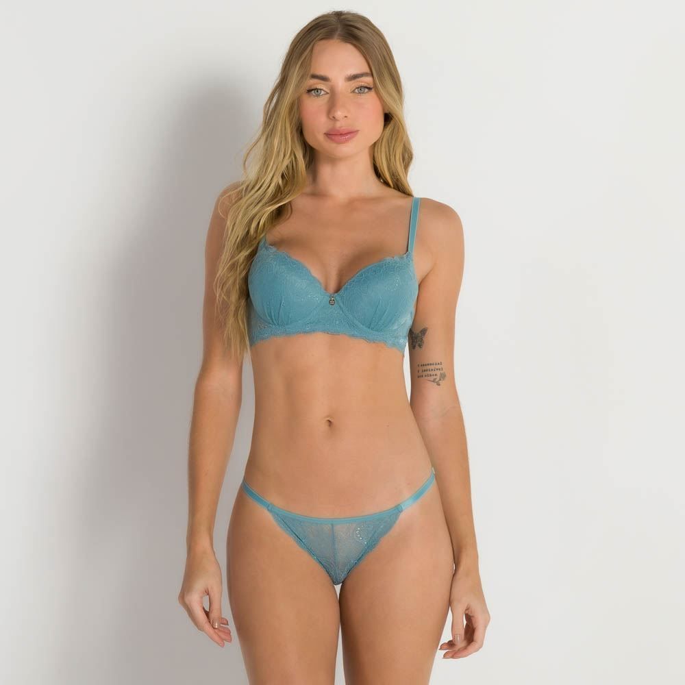 Calcinha String em Renda Holla