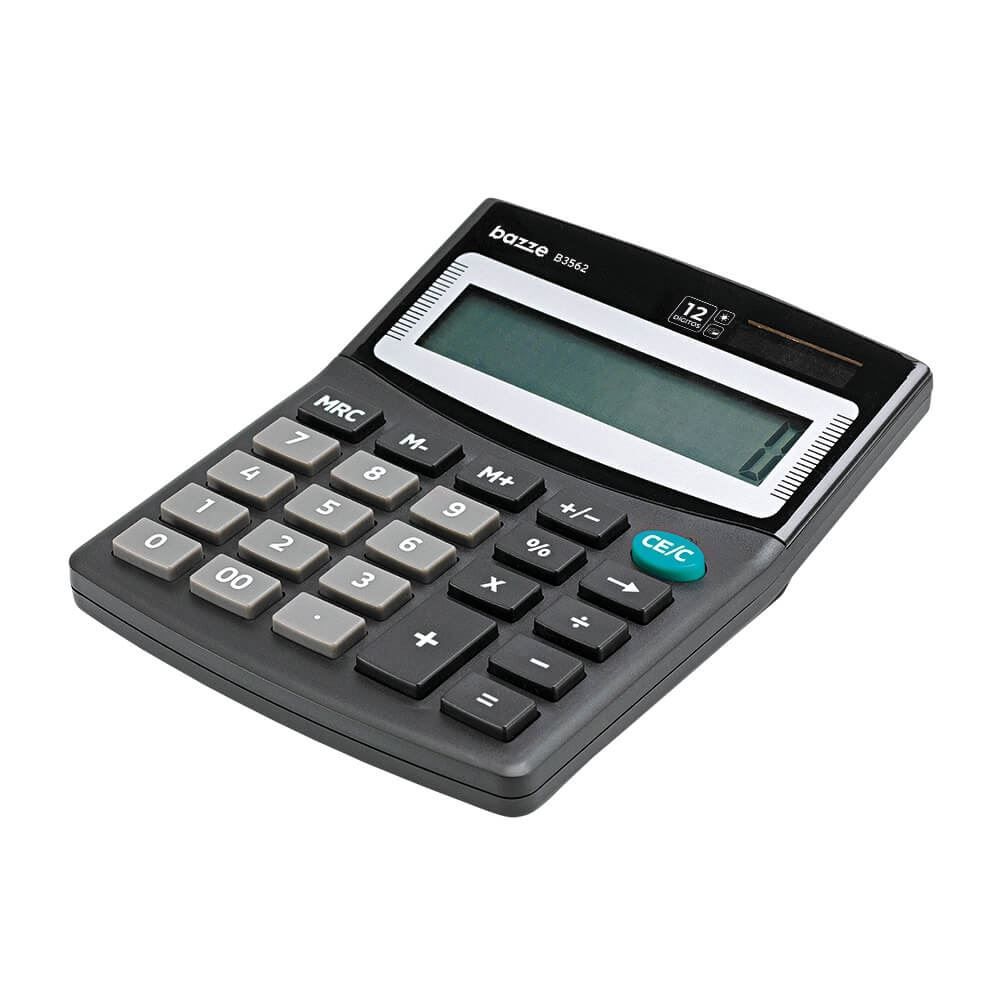 Calculadora de Mesa B3562 12 Digitos Bazze - 618647
