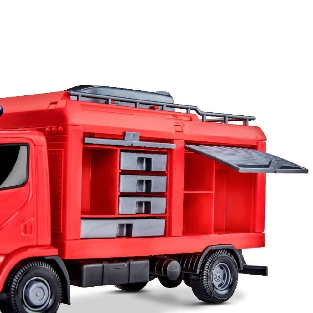 Caminhão De Bombeiro Urban Resgate Roma Brinquedos - 1450