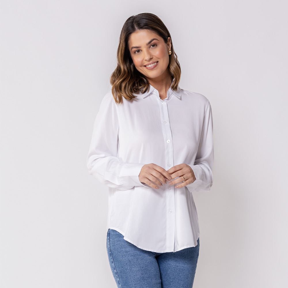 Camisa Feminina Manga Longa Patricia Foster
