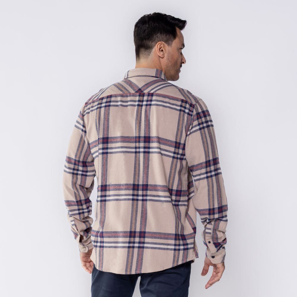 Camisa Masculina Xadrez De Flanela Marc Alain