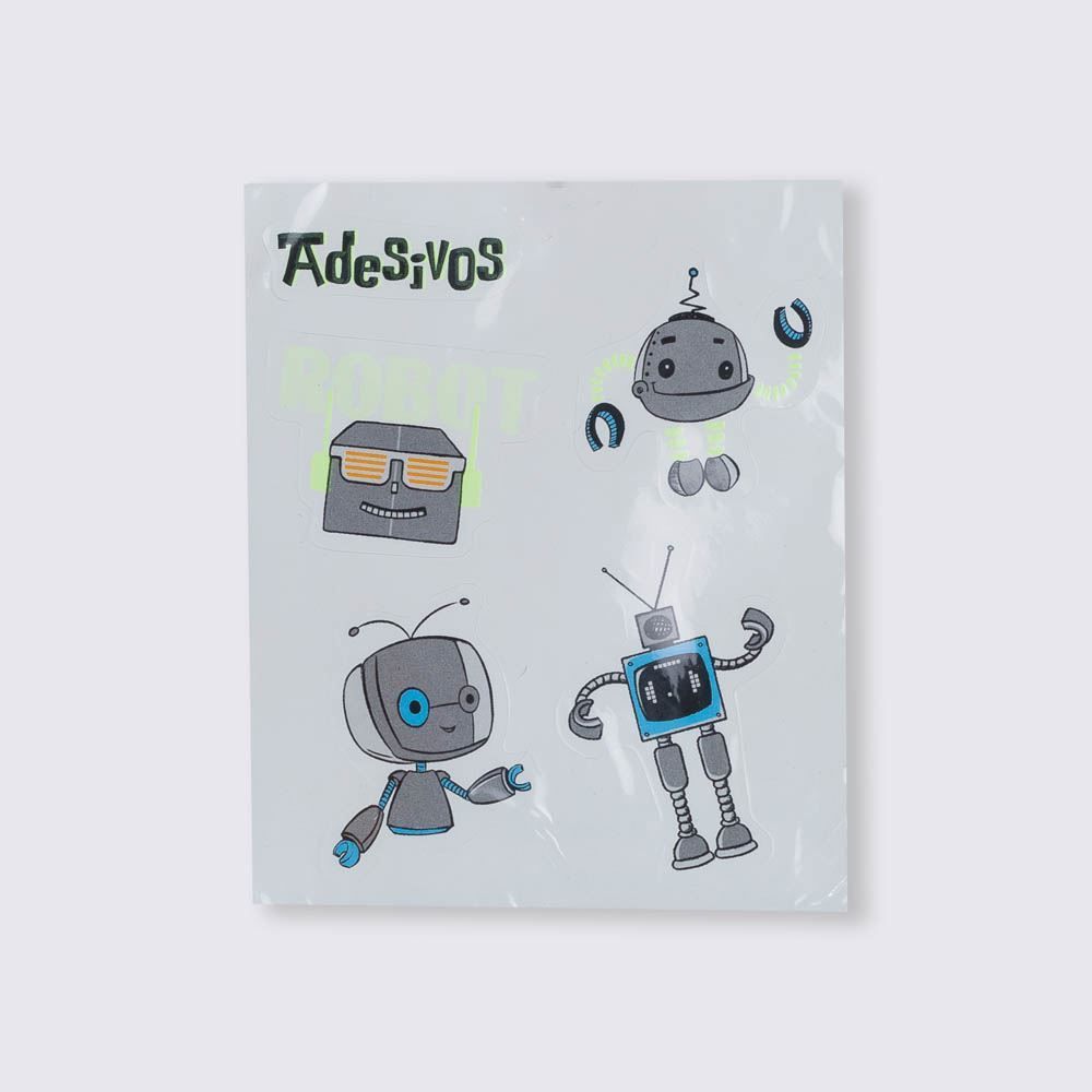 Camiseta 1 a 3 anos Malha Brinde Robô Yoyo Kids