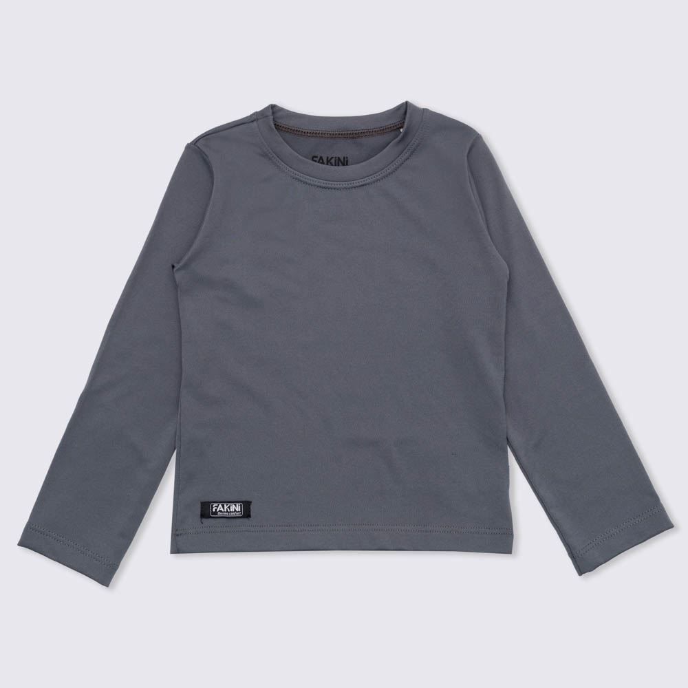 Camiseta 1 a 3 anos Térmica Gola Redonda Fakini