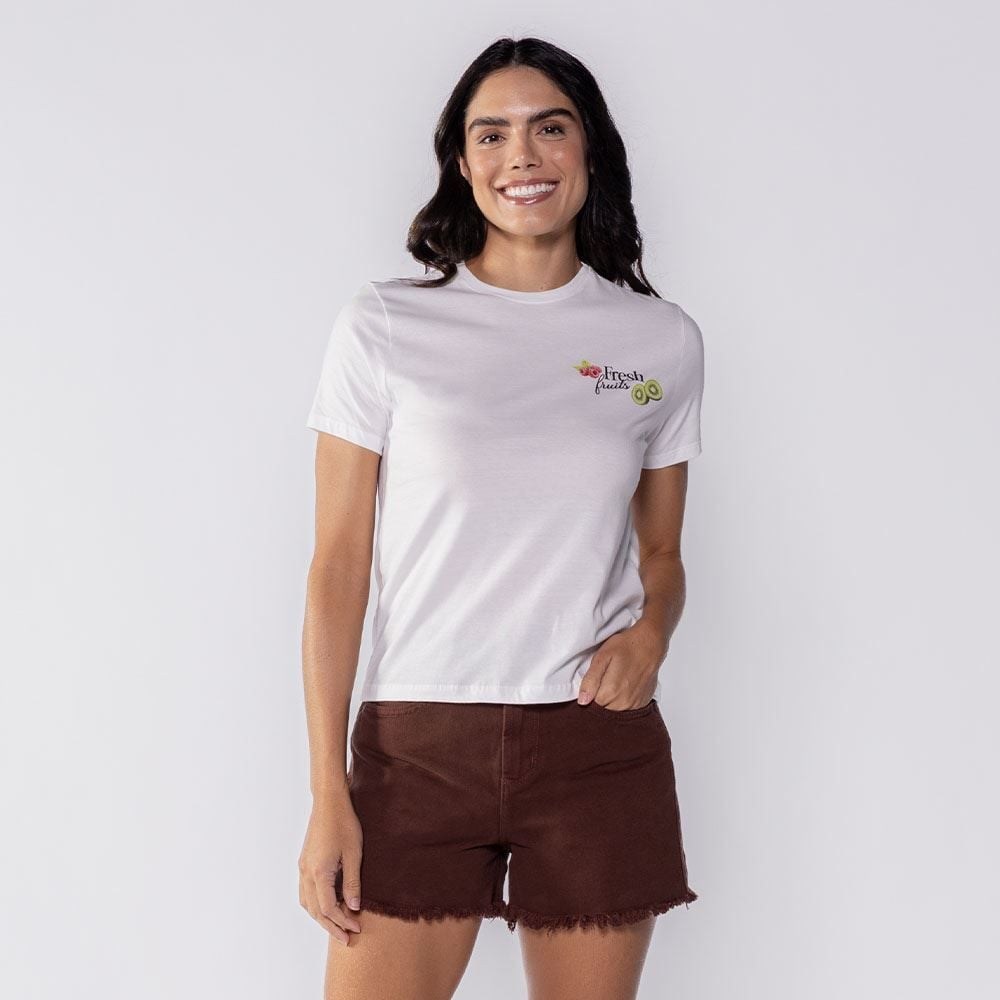 Camiseta Feminina Fresh Fruits Boby Blues