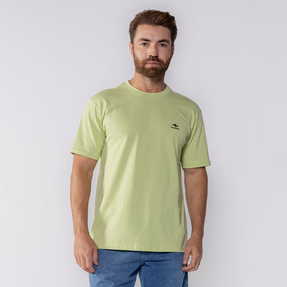 Camiseta Masculina De Algodão Nicoboco